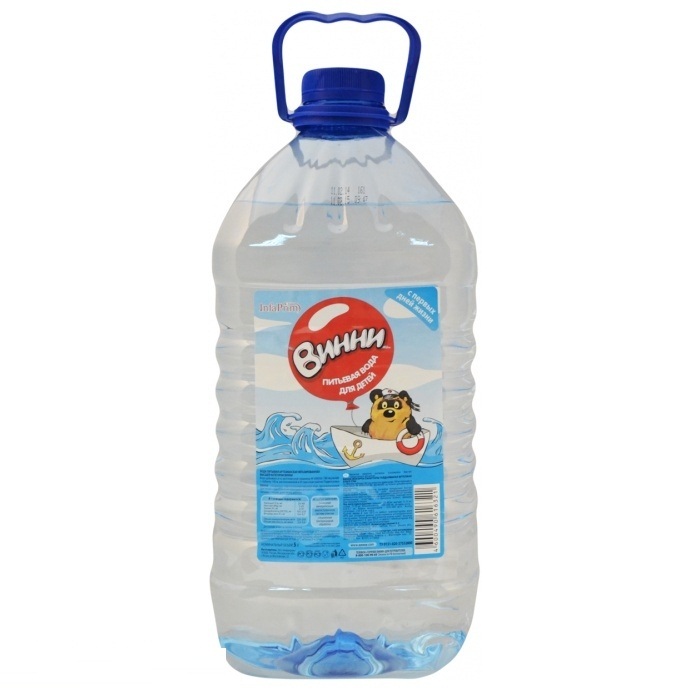Вода ВИННИ детская питьевая с 0 мес. 5 л. Вода для детей в ассортименте