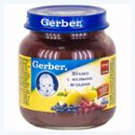 Пюре GERBER яблоко лесные ягоды с 5 мес.130 г