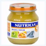 Пюре NUTRICIA яблоко/персик с 4 мес.125 г