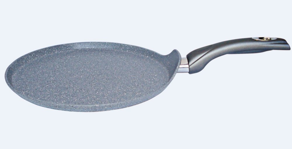 Сковорода-блинница с внутренним и внешним мраморным покрытием Goldenberg GB-2531-25