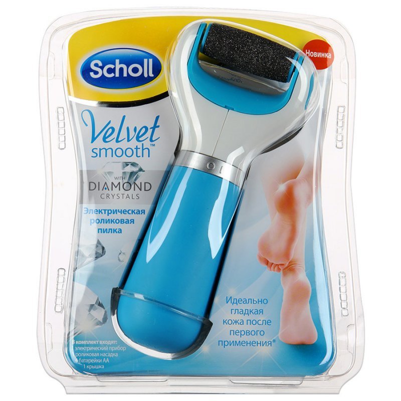 Электрическая роликовая пилка Scholl Velvet Smooth Diamond Crystal