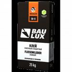 Клей 50-11 Стандартный, 25кг-Для внутренних и наружных работ. Для всех видов керамической плитки и керамогранита. Адгезия 0,8 Мпа BauLux