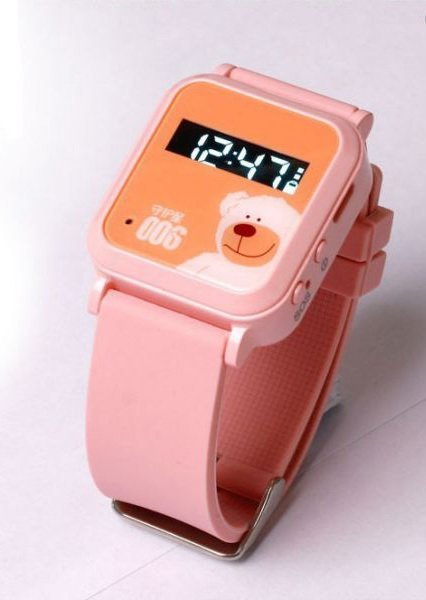 Персональные детские трекер-часы Cityeasy 006 Bear Watch GPS Tracker (розовые)