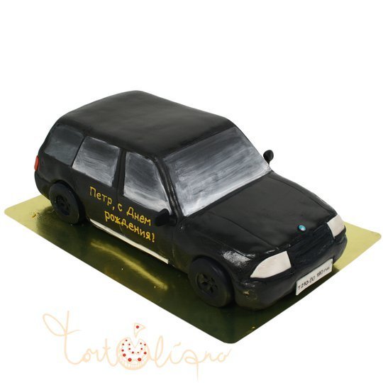 Праздничный торт в виде автомобиля BMW №781