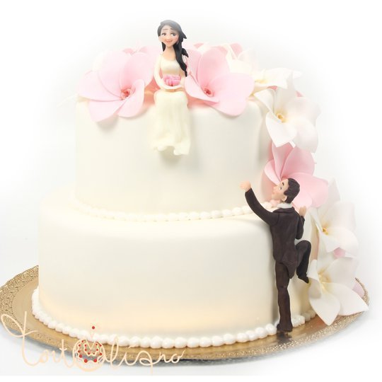 Свадебный торт Карабкающийся жених №99