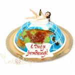 Праздничный торт Глобус №148