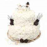 Свадебный торт свадьба снеговиков №684