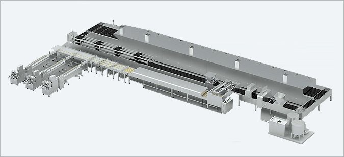 Автоматизированная линия для производства кексов
