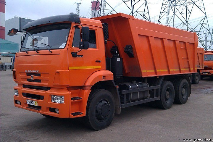 Самосвал КамАЗ 6520-057, 6х4, Евро 3