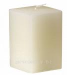 Свеча прямоугольная ароматизированная белая, жасмин 100065