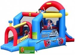 Батут Паровоз Happy Hop 9054N Батут Паровоз Happy Hop 9054N