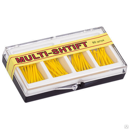 Штифты беззольные Multi Shtift   желтые 1,2мм Арт.11002