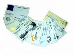 Визитка, красочность блока 2+2, тираж 30в по 500 штук