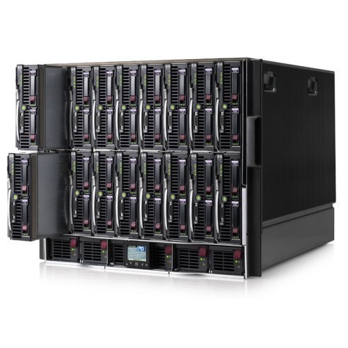 Блейд-система HP BladeSystem C7000 (6 PSU+ 10 FAN+ 1 ADM) +8 BL460 G6 2xXeon Quad-Core L5520 2.27Ghz/32Gb  PC3-10600 / 2x146Gb 10k SAS) + 2x HP BLc1/10Gb VC-Enet Module