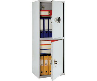 Шкафы бухгалтерские   ПРАКТИК SL-125/2Т EL