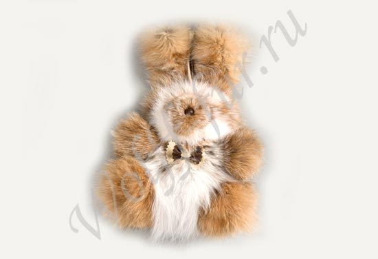 Игрушка-сувенир Wol'ff заяц из меха рыси Арт.7-046