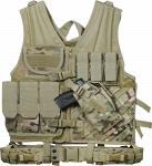 Жилет разгрузочный Rothco Cross Draw MOLLE Tactical MultiCam