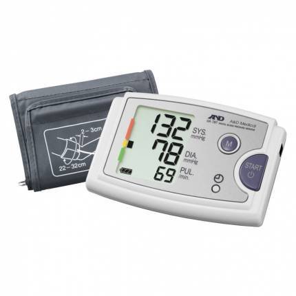 Прибор для измерения артериального давления и частоты пульса, цифровой с интерфейсом AND UA-767