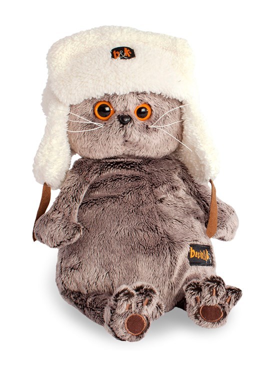 Игрушка Кот Басик в шапке-ушанке Ks19-013 Игрушка Кот Басик в шапке-ушанке Ks19-013