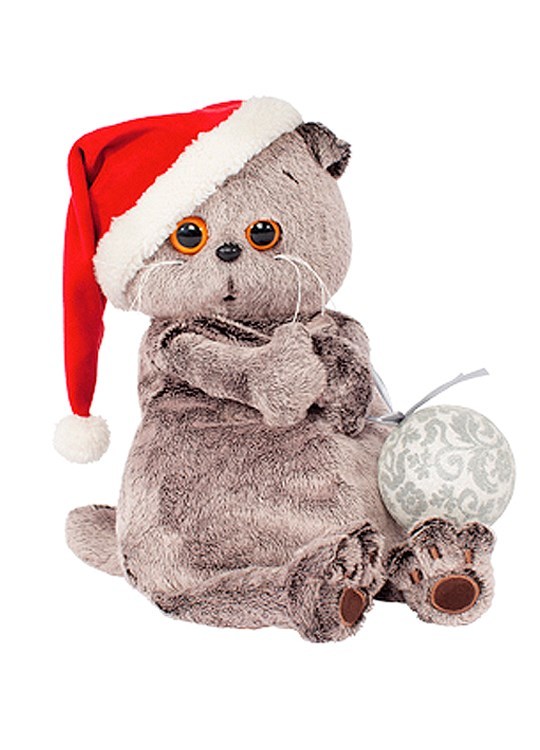 Игрушка Кот Басик и новогодний колпачок Ks30-020 Игрушка Кот Басик и новогодний колпачок Ks30-020