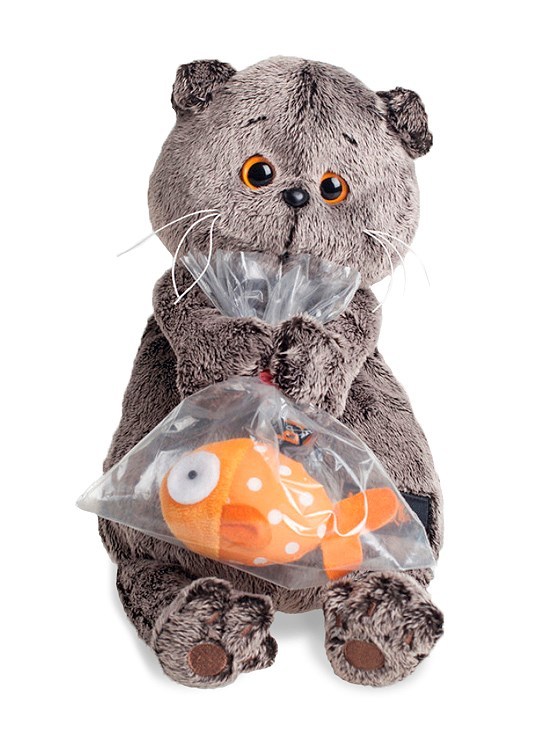 Игрушка Кот Басик и карасик в пакете Ks19-006 Игрушка Кот Басик и карасик в пакете Ks19-006