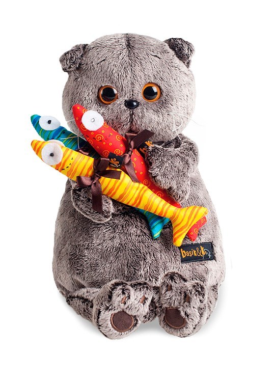 Игрушка Кот Басик и три цветных кильки Ks30-008 Игрушка Кот Басик и три цветных кильки Ks30-008