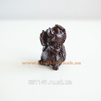 Шоколадная фигурка Ежик с сердечком, арт. 14-529Г
