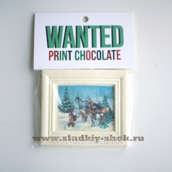Шоколадная открытка 