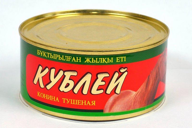 Конина тушеная