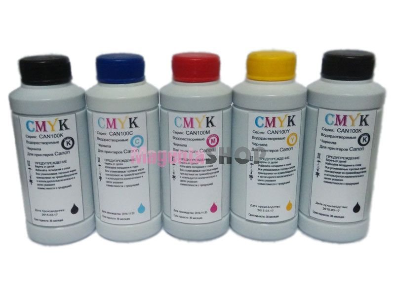 Чернила CMYK для Canon PIXMA PGI-450 и CLI-451 100x5