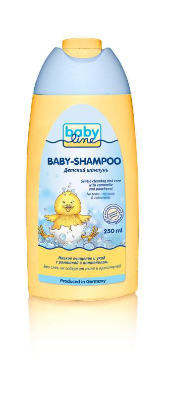 Шампунь для младенцев Babyline / Baby-shampoo 250 и 500 мл (с дозатором)