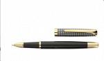 Ручка роллер «Бристоль» черная-золотистая