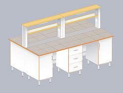 Столы островные ЛАБ-2400 ОК