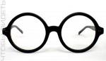Имиджевые идеально круглые очки без диоптрий