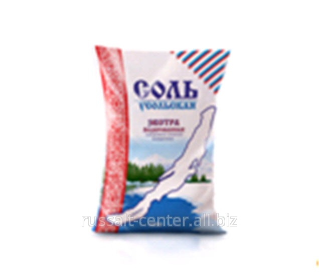 Соль экстра поваренная пищевая выварочная йодированная Усольская, с противослеживающей добавкой, NaCl - 99,77%