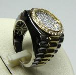 Мужское кольцо с бриллиантами 1.47 карат