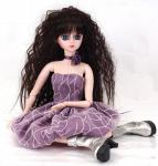 Кукла Анастасия, 60 см, со смен. париком