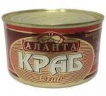 КРАБ НАТУРАЛЬНЫЙ 230 г ВЫСШИЙ СОРТ