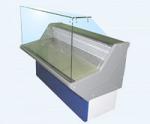 Среднетемпературные и универсальные холодильные витрины Нова с прямым фронтальным стеклом
