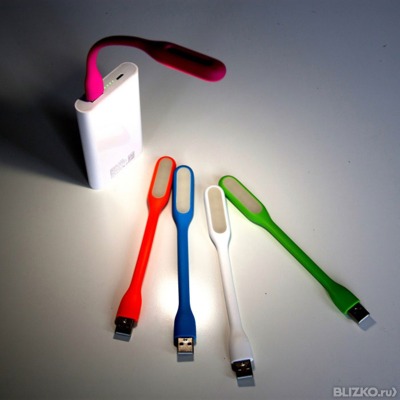 Гибкая светодиодная USB лампа (Цветная)