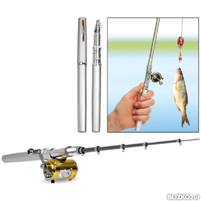 Карманная мини удочка в виде ручки Fish Pen