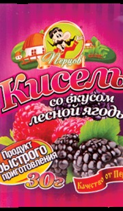 Кисель со вкусом лесной ягоды 30г