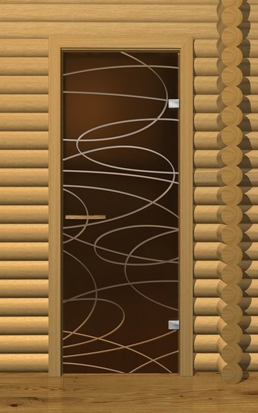 Стеклянные двери для саун и бань