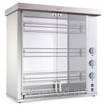 Гриль для кур шампурного типа Командор-2/3 С (963х508х976, 6,5 кВт,220В,+50+250°С,3 вертела,15 кур, зад стекл)