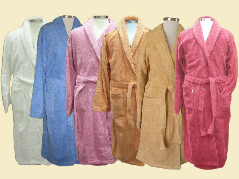 Халат махровый цветной, шаль или кимоно, любые размеры