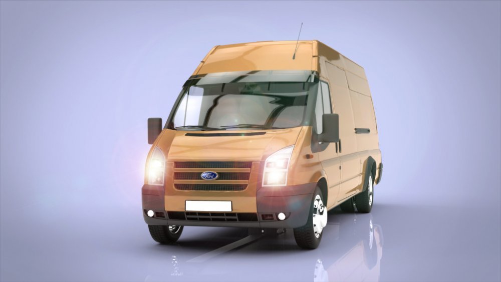 Солнцезащитный козырек на Ford Transit