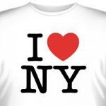 Футболка I love New York