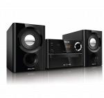 Музыкальный центр PHILIPS MCM1150/12, CD/MP3, выходная мощность 20 Вт, USB, FM-тюнер, черный