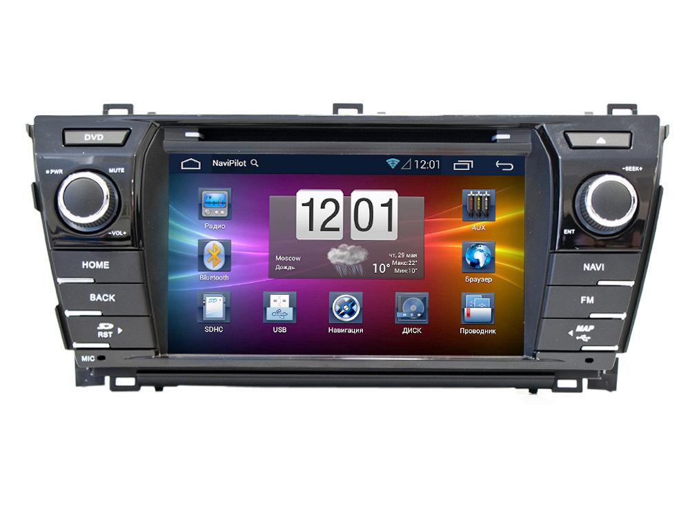 Автомагнитола Navipilot DROID2 Toyota Corolla 2013-2014