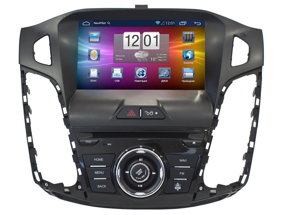Штатное головное устройство Navipilot DROID2 Ford Focus 2011-2014